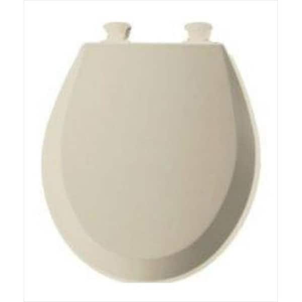 Church Seat 500EC 146 14.375 in.W Lift-Off Round Closed Front Toilet Seat in Almond 500EC 146 - main